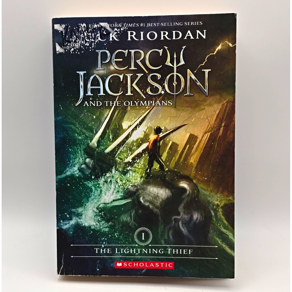 Rick Riordan Percy Jackson Olympians 1 Lightning Thief PB Scholastic 2006